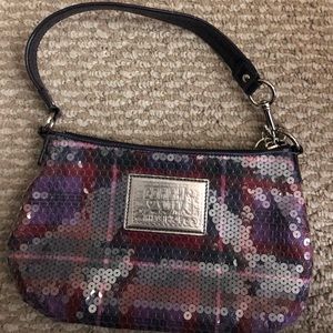 Coach Poppy Bag in purple and berry